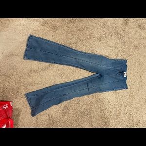 Free People pull-on flare jeggings